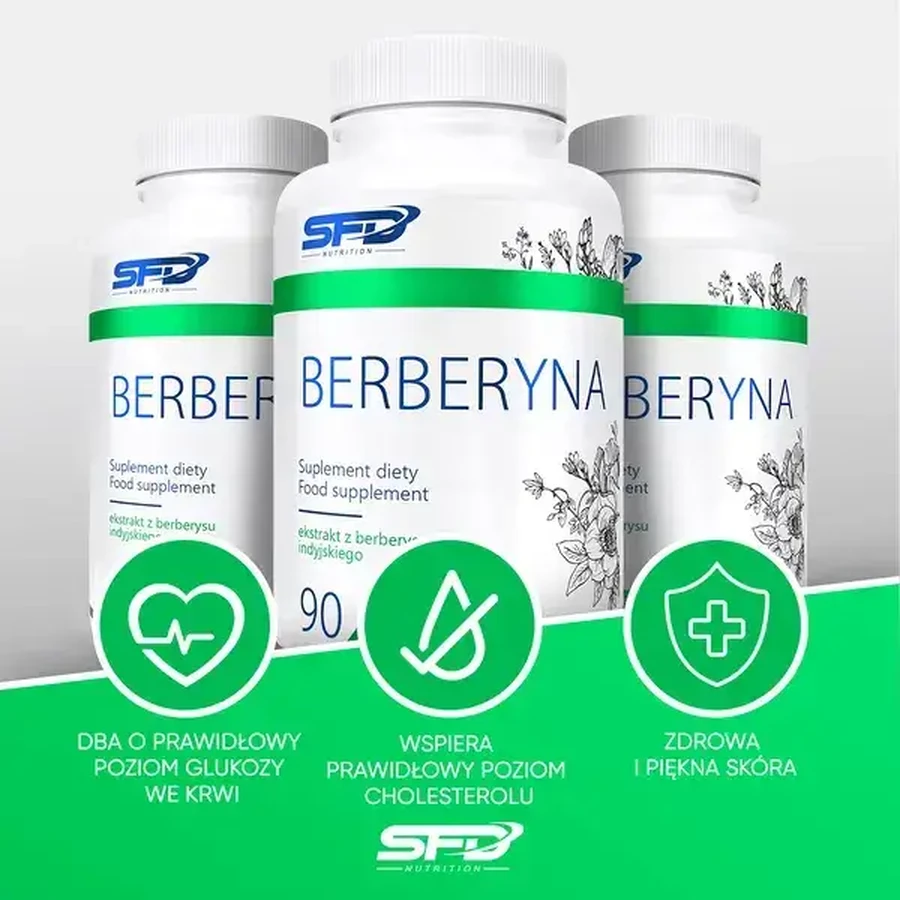 Satz von 2x SFD Berberin, Tabletten, 90 Stück.