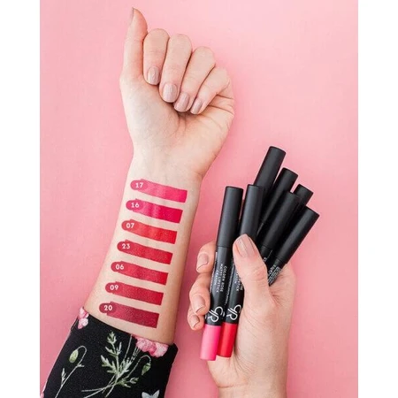 Golden Rose Matte Crayon Lipstick, rossetto opaco in pastello, 05, 3,5 g