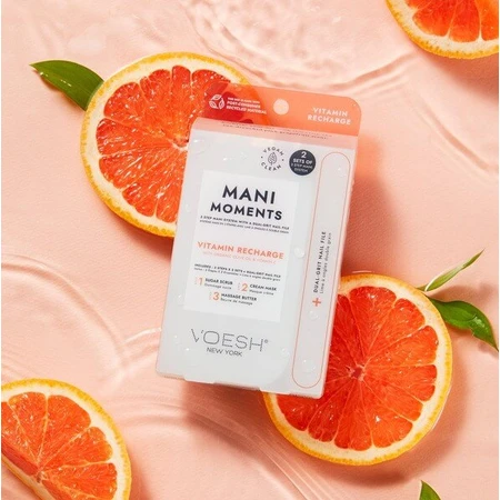 Voesh, Mani Moments, dubbele manicureset, Vitamin Recharge, 7 stuks.