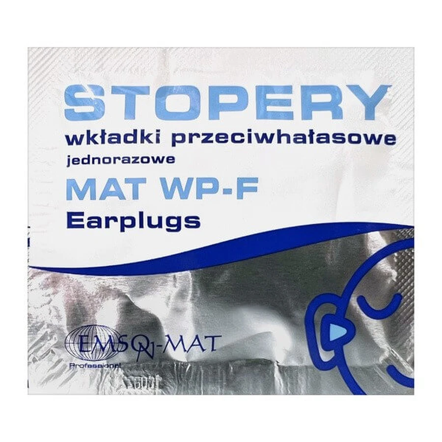 Matte (Stopper) Anti-Lärm-Einlage, Typ WP-F, 1 Paar
