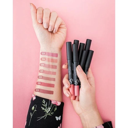 Golden Rose Matte Crayon Lipstick, barra de labios mate en lápiz, 08, 3,5 g
