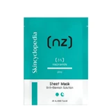 Skincyclopedia, Blattmaske gegen Pigmentierung mit Niacinamid und Zink, 20 ml