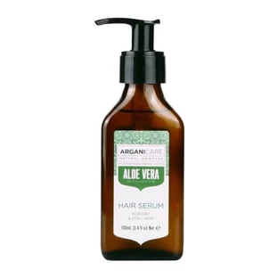 Arganicare Aloe Vera, siero rigenerante per capelli secchi e spenti, 100 ml
