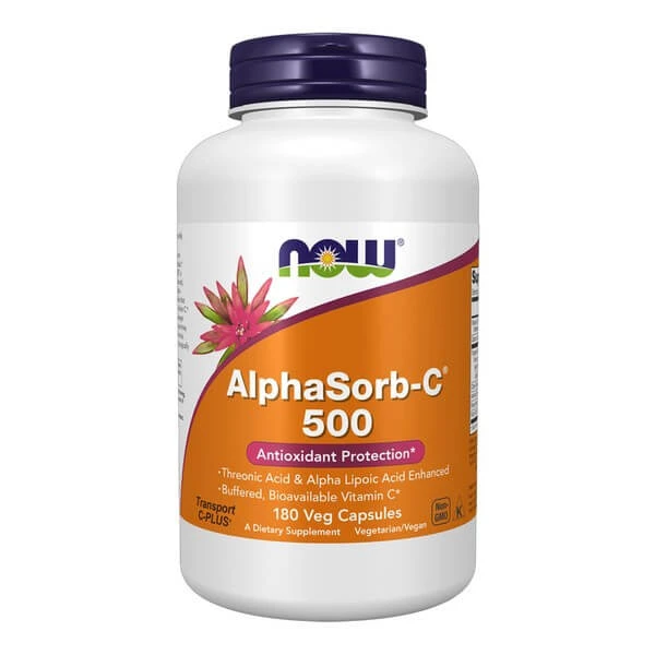 Now Foods AlphaSorb-C 500 mg, capsules, 180 st.