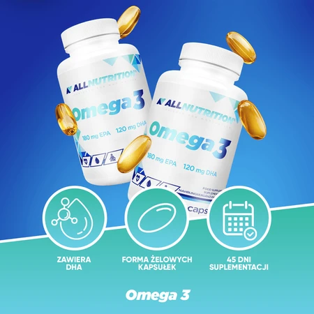 Zestaw 2 x Allnutrition Omega 3, kapsułki, 90 szt.: ceny i cechy