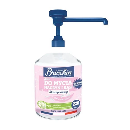 Briochin, Gel lavavajillas y lavamanos a base de jabón de Marsella, 500 ml