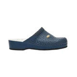 Scholl Hausschuhe Clog Rückenschutz blau Größe 45