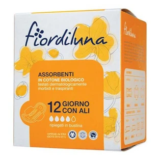 Assorbenti In Cotone Biologico Fiordiluna 12 Pezzi