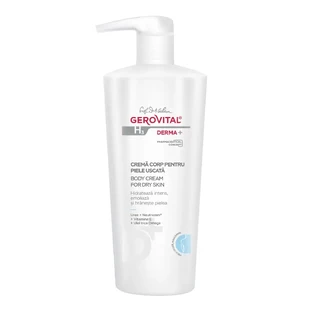 Crema Corpo per la Pelle Secca, Gerovital H3 Derma+, 500 ml, Farmec