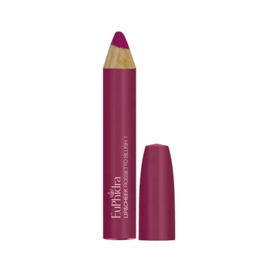 Euphidra Lip Cheek Lipstick Blush 1: ceny i cechy