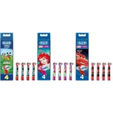 Oral-B Kids CARS/MICKIE/PRINCESS Cabezales de recambio 4 PIEZAS