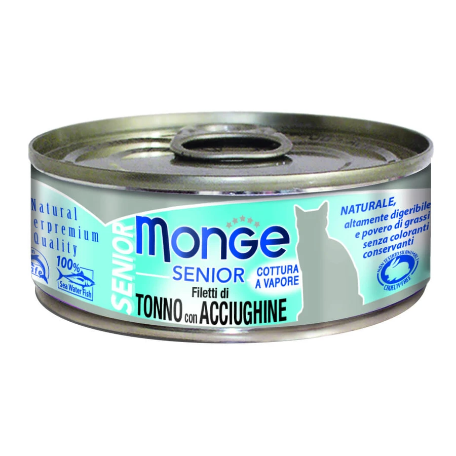 MONGE CAT SENIOR TUNA/ACCIUGH