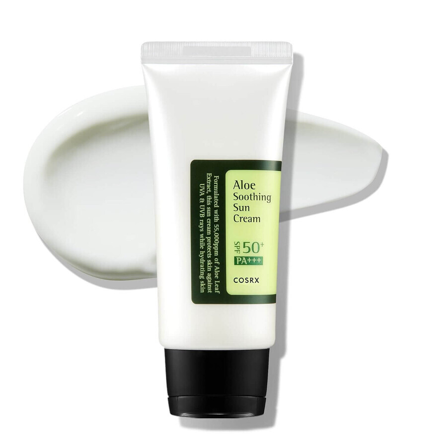 Crema con Aloe Vera e SPF 50 PA+++, 50 ml, COSRX