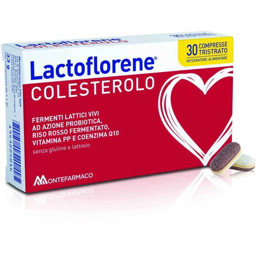 Lactofloreno Colesterol Montefarmaco 30 Comprimidos
