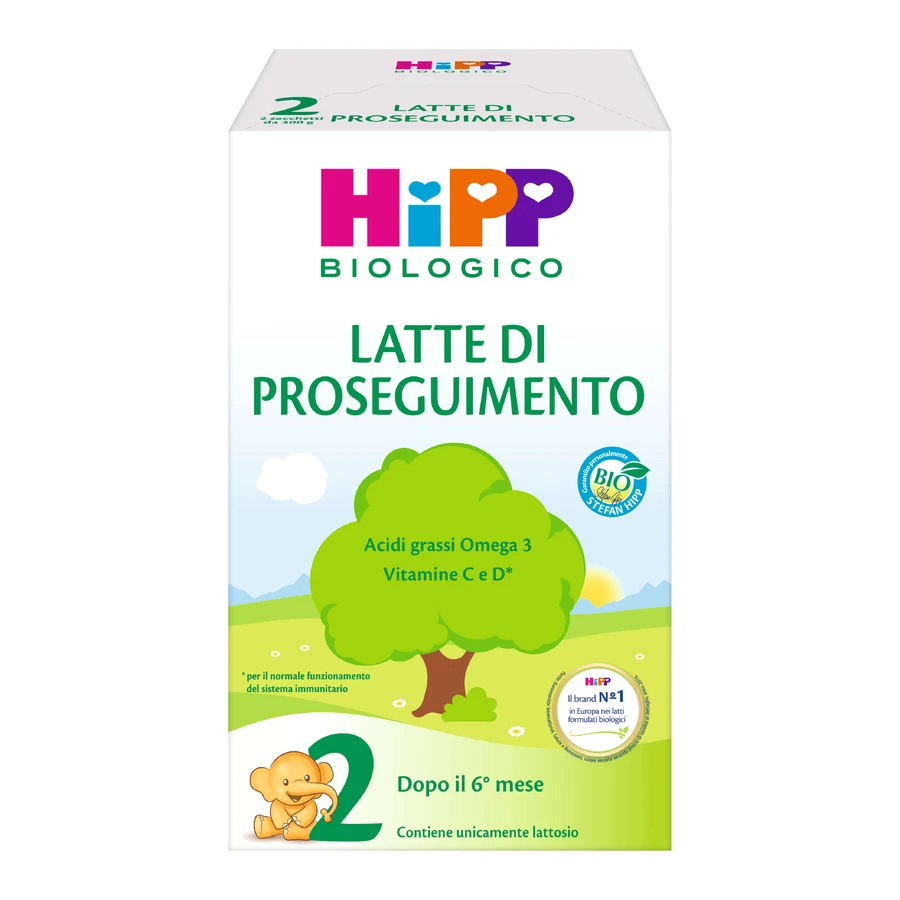 HiPP Latte Biologico 2 Polvere 600g – Proseguimento 6+ Mesi