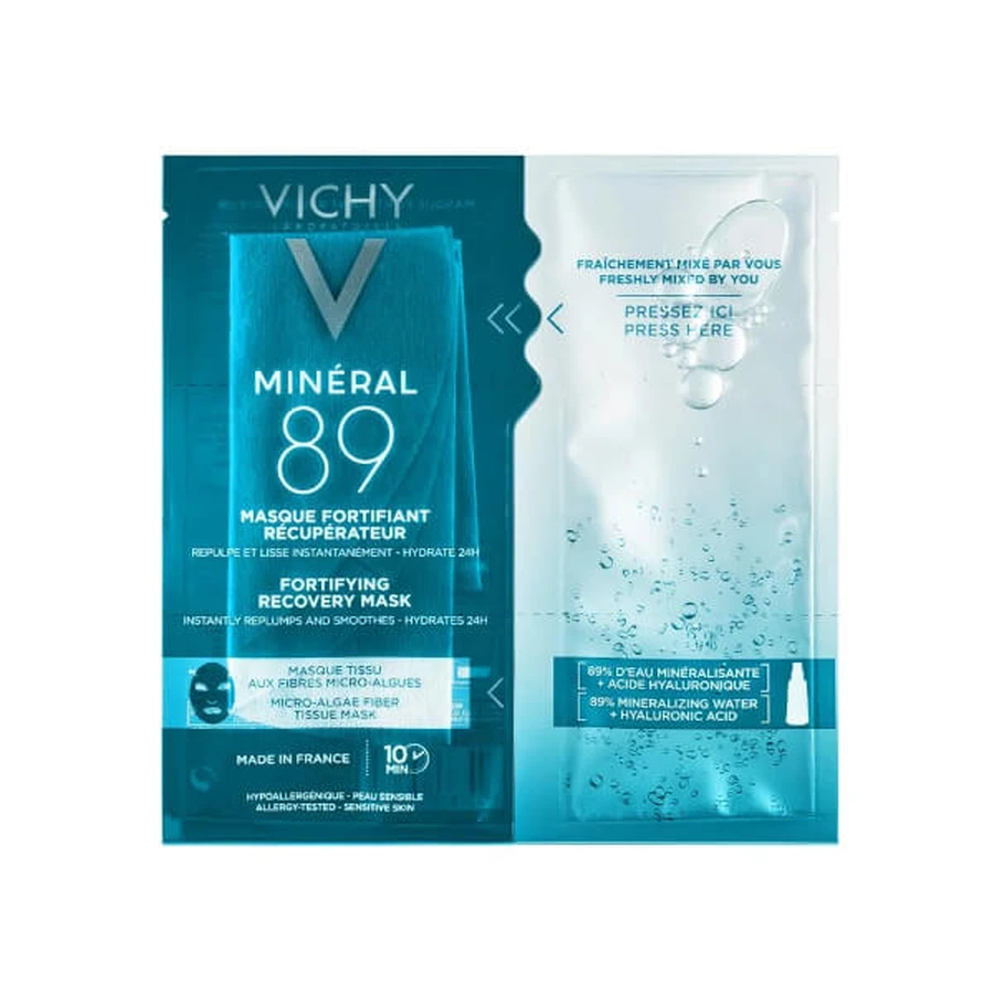 Vichy Minéral 89 Maska wzmacniająca tkaninę 29g: ceny i cechy