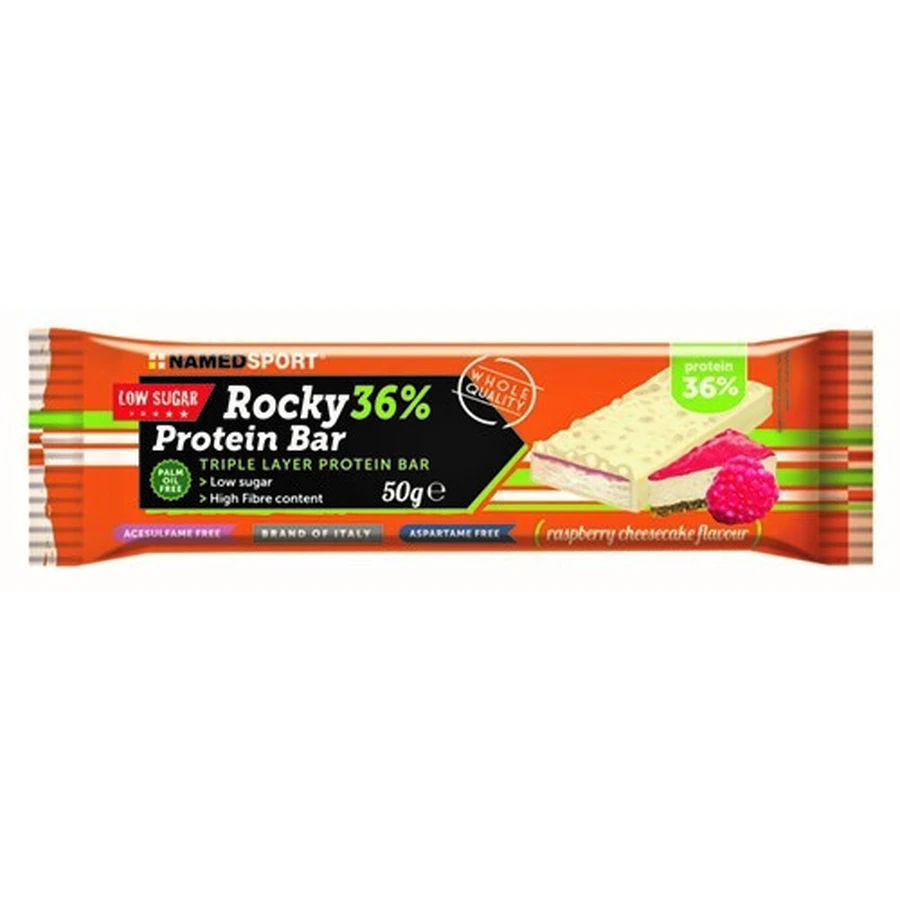 Rocky 36% ProteinBar Barretta Raspberry Cheesecake 50g