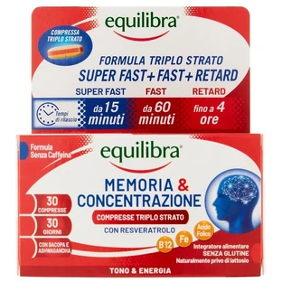 Equilibra Mémoire & Concentration 30 Comprimés
