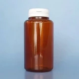 LEERE BERNSTEINFARBENE PET-FLASCHE 300ML