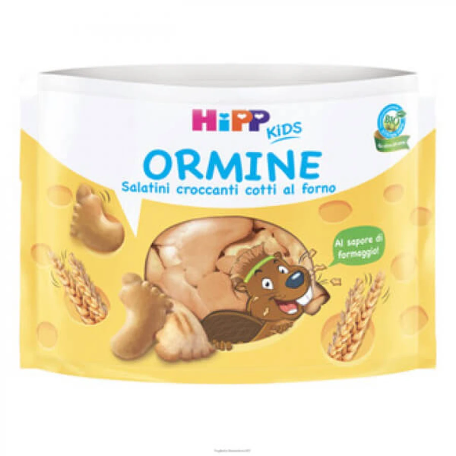 HiPP Organic Ormine Salatini Brânză pentru copii 28g