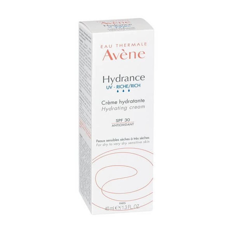 Eau Thermale Avène Hydrance UV-rijke vochtinbrengende crème SPF30 40 ml