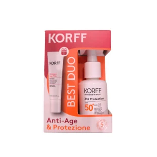 Korff 365 Protection Kit Face Serum Spf50+ 30 Ml + Collagen Age Filler Face Serum 10 Ml