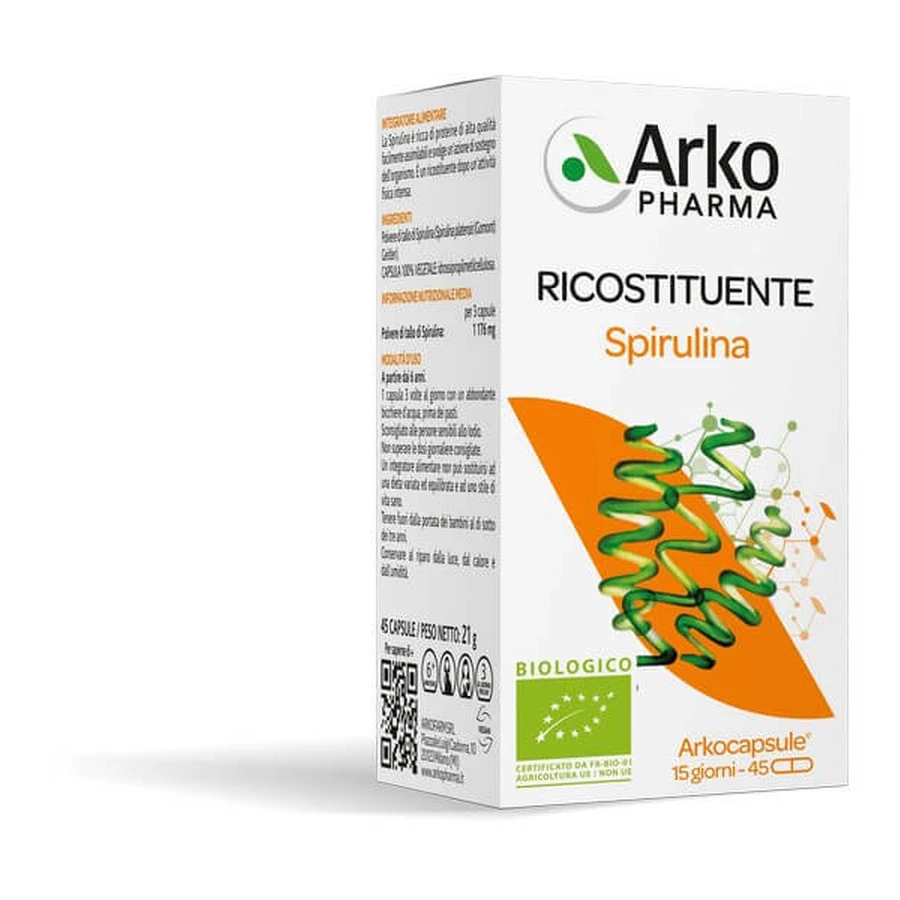 Spirulina Bio 45 Kapseln Arkocapsule