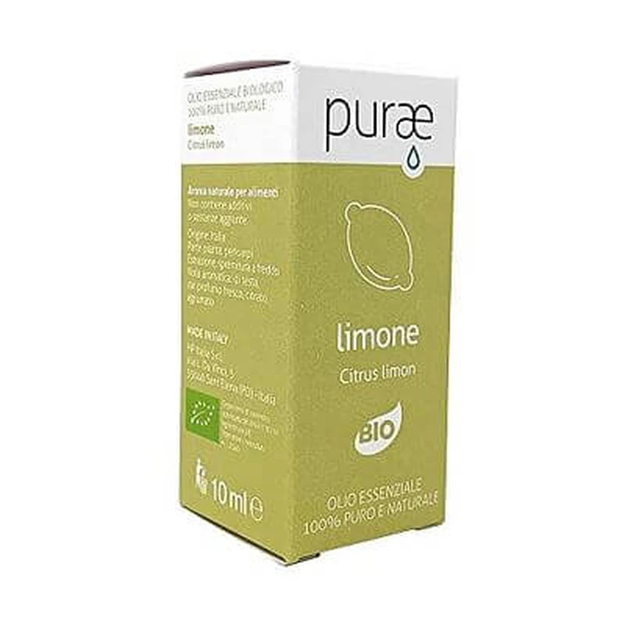 Purae Huiles essentielles de citron bio 10ml