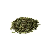  Melissa officinalis in herbal tea cut from herb and leaves