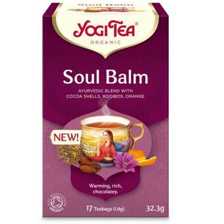 Tè biologico Soul Balm, 17 bustine, Yogi Tea