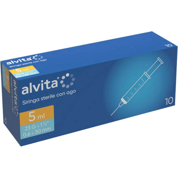 Alvita spuit 5ml model G23 10 stuks