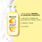 Gel limpiador enriquecido con vitamina C y extracto de limón Skin Naturals, 200 ml, Garnier