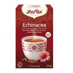 Organic Immune Support Tea + Organic Echinacea Theepakket, 17 builtjes + 17 builtjes, Yogi Tea