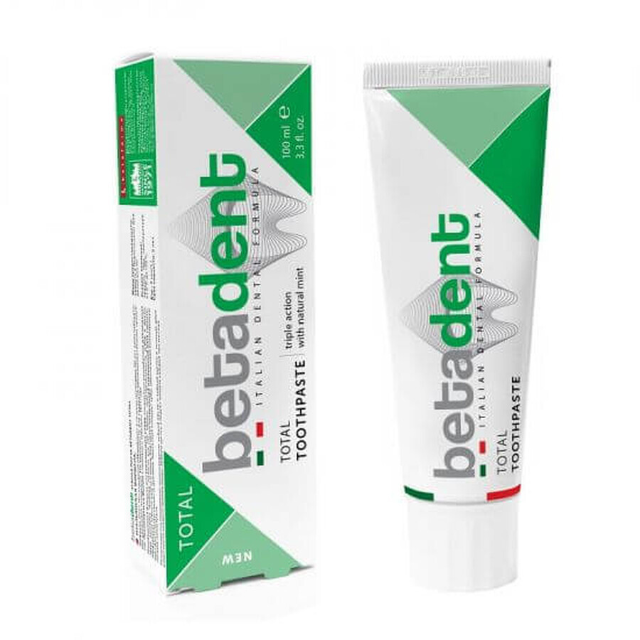 Dentifrice Betadent Total, 100 ml, Betafarma