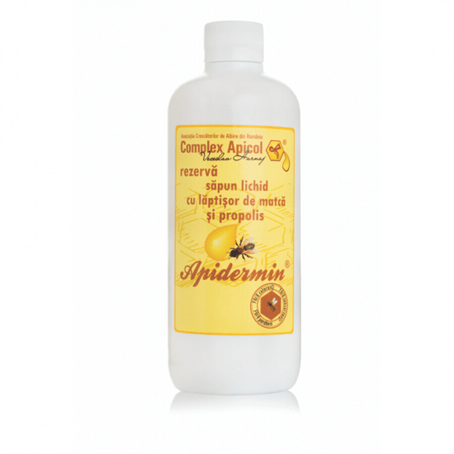 Riserva di sapone liquido Apidermina, 500 ml, Apicol Complex