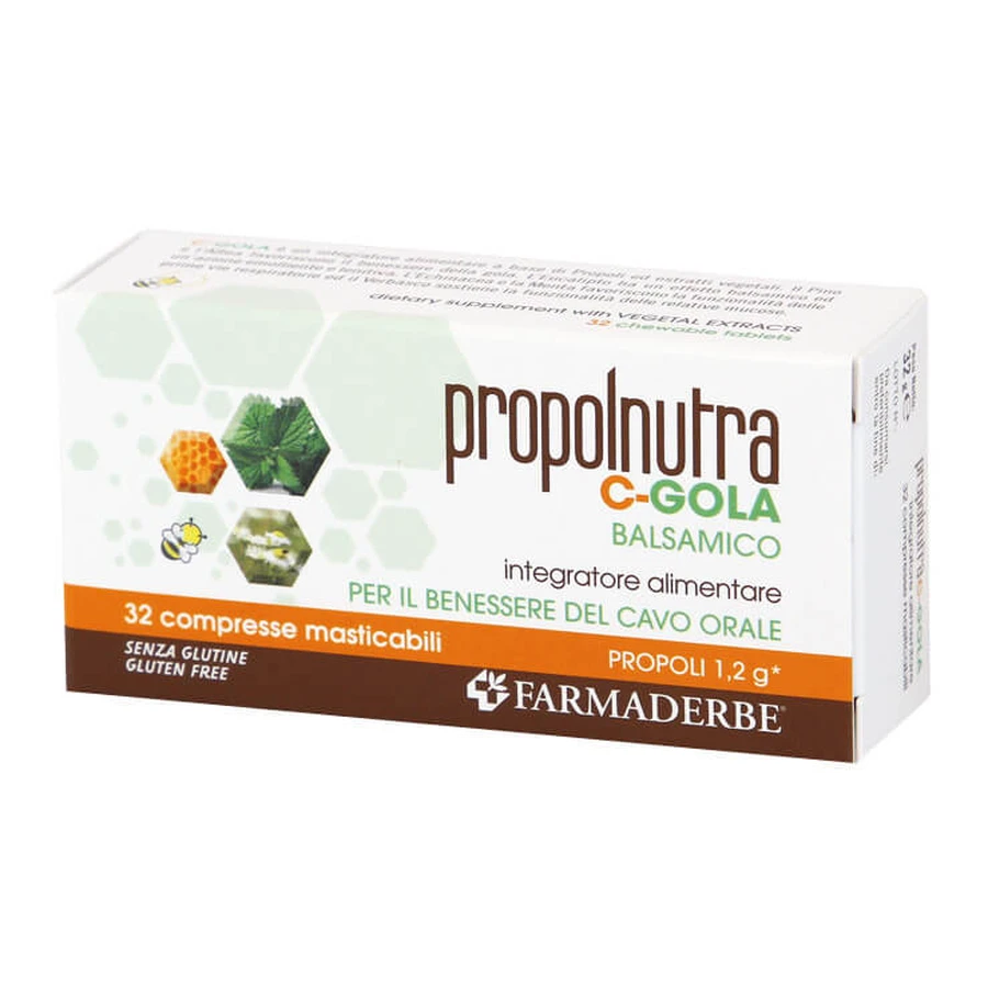 PROPOLNUTRA C Garganta 32 Cpr