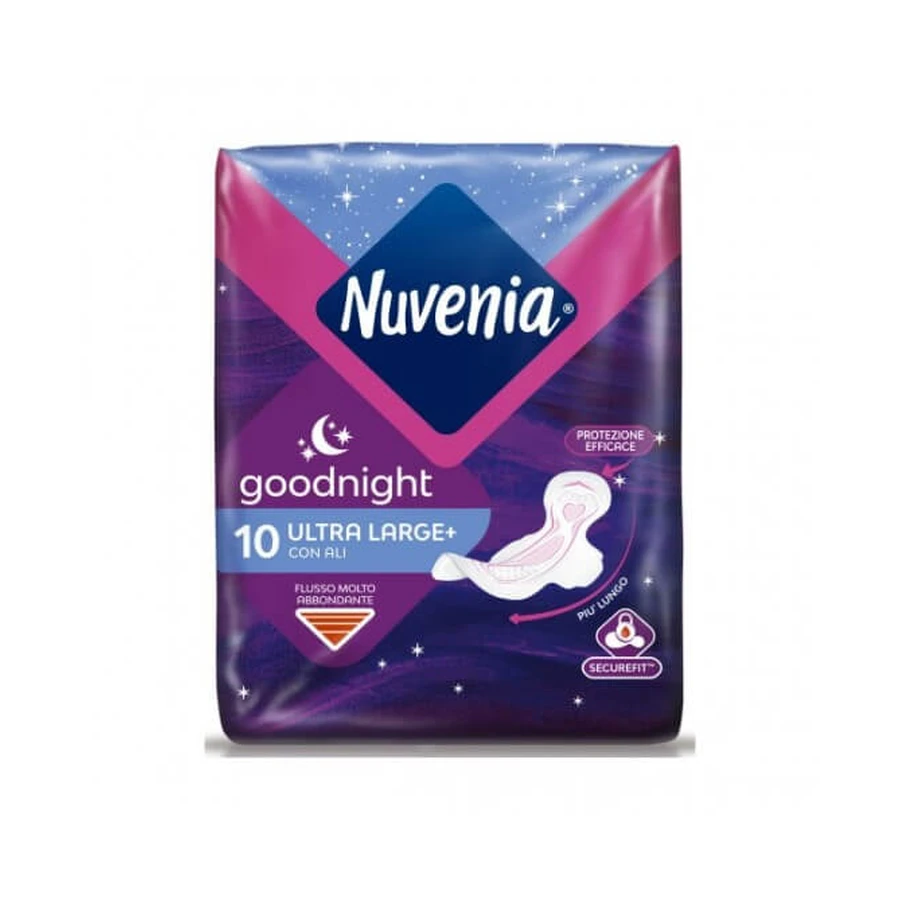 Nuvenia Ultra Night With Wings 10 Pieces