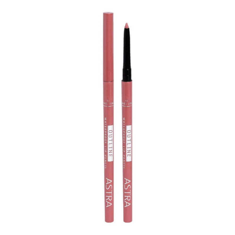 Astra Outline Wasserfester, langanhaltender Lippenstift 01 Nude Vibe