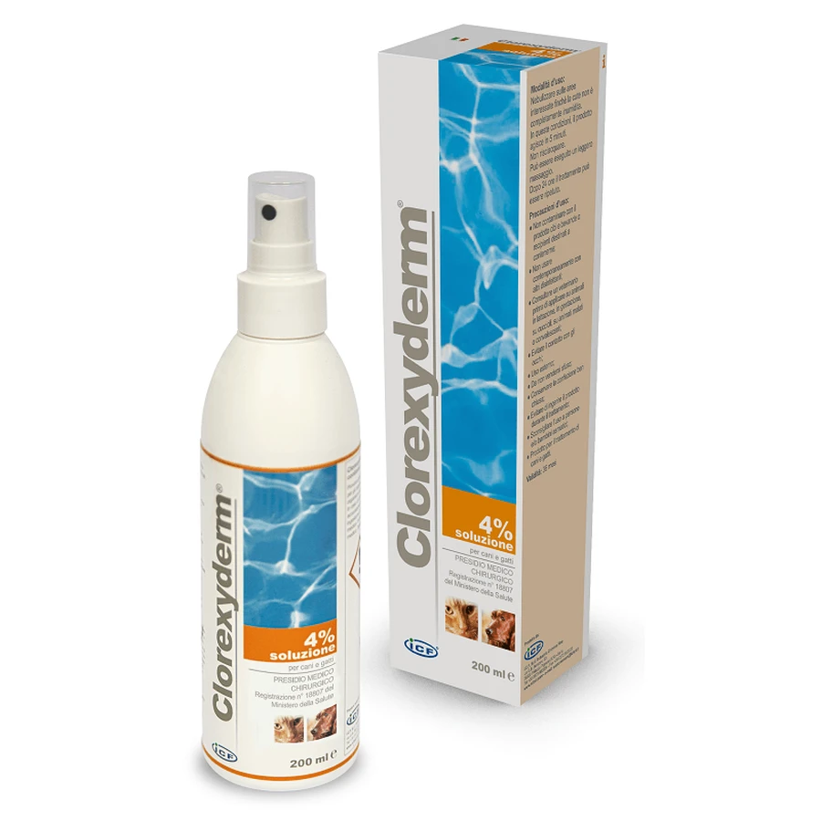CHLOORHEXYDERM SOL 4% 200ML