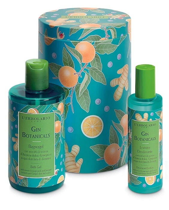 L'Erbolario box met badgel en deodorant Gin Botanicals