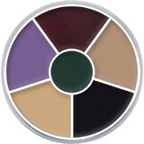 Kryolan Color Circle 6 Kleuren Cream Blush BlackEye 30g