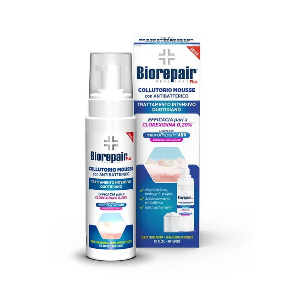 Biorepair Plus Mondwater Antibacteriële Mousse 200 ml