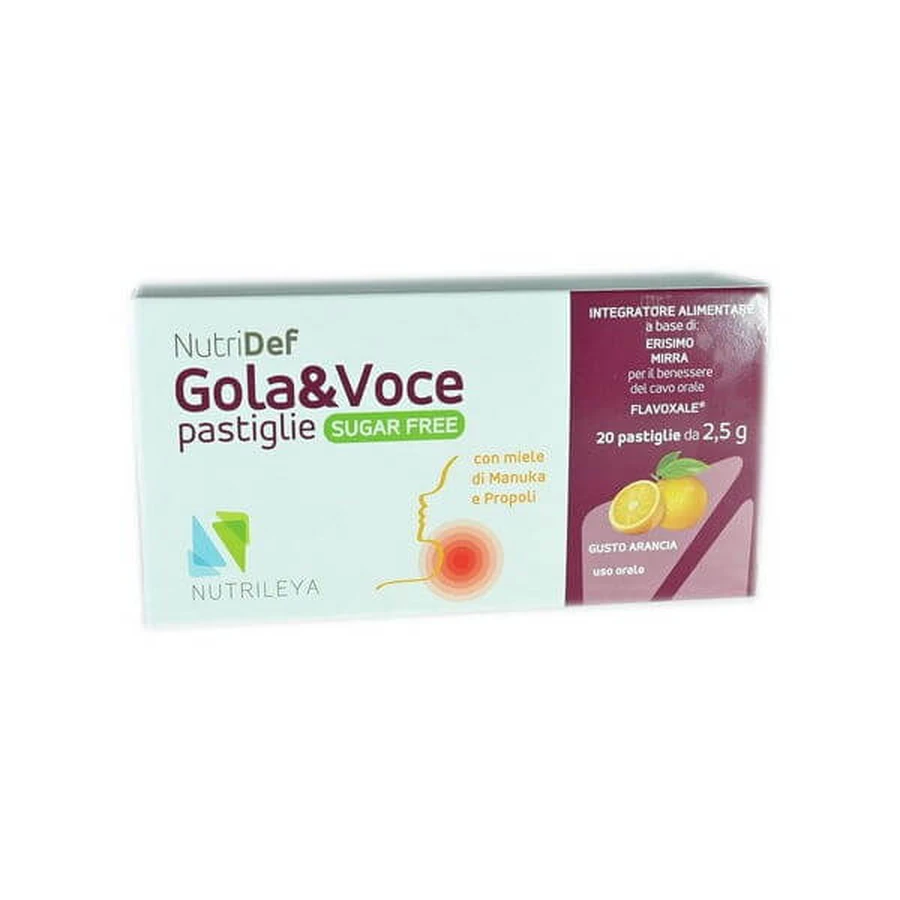 NUTRIDEF THROAT&amp;VOICE SF AR20PAST