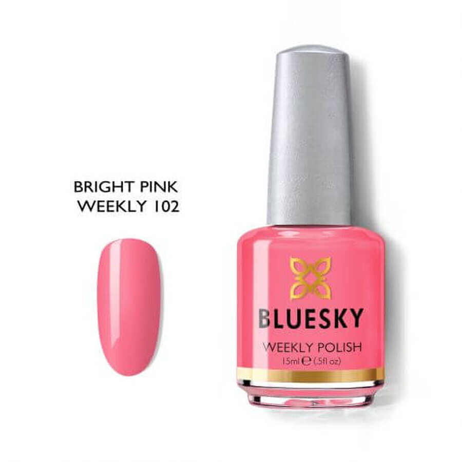 Smalto per unghie Bluesky rosa brillante 15ml