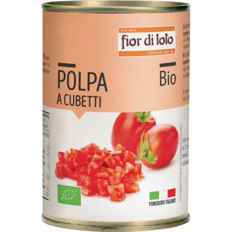 Fior Di Loto Bio Gehakte Tomatenpulp 400g