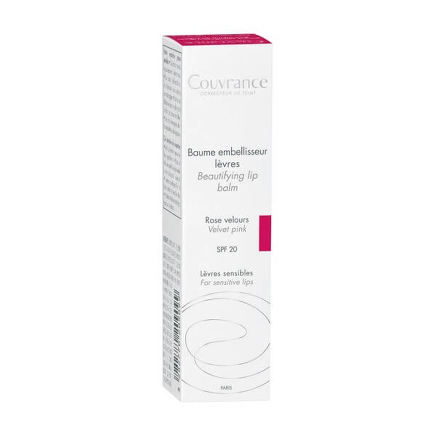 Eau Thermale Avène Couvrance Velvet Pink balsam do ust SPF 20 - 3 g: ceny i cechy