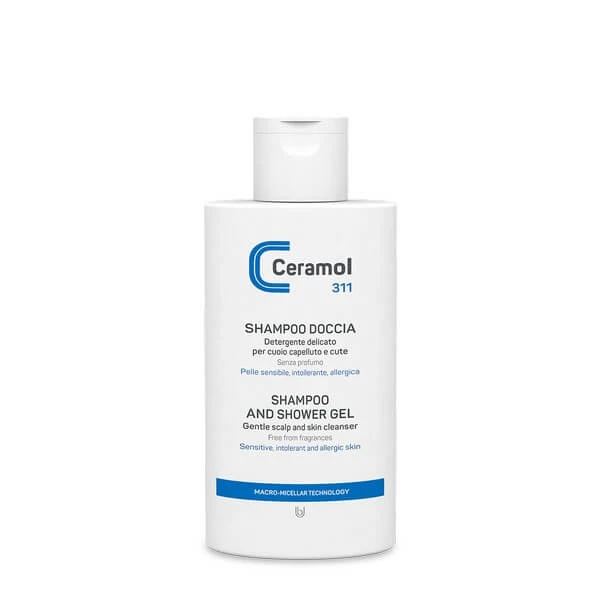 Ceramol 200ml Douche Shampoo voor Gevoelige Huid