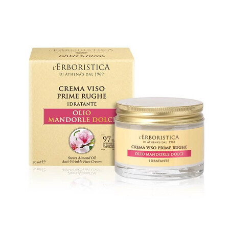 Face cream with sweet almond oil, 50 ml, L'Erboristica