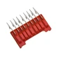 WAHL SLIDE-ON HEAD BOOSTER 3 MM ROJO