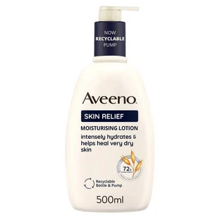 Aveeno Skin Relief voedende lichaamscrème voor de droge en gevoelige huid met prebiotische haver 500 ml
